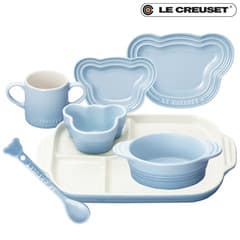 ル・クルーゼ ベビー デイリー ギフトセット コースタルブルー