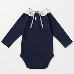 ロンパース bodysuits 4 petal navy