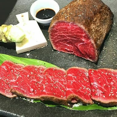 美味しそうな熊野牛赤身ローストビーフ 250g