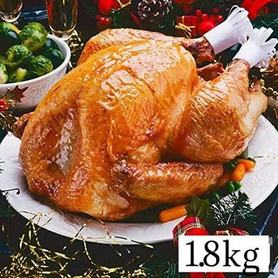 こんがりと焼き上げた七面鳥の丸焼き1.8kg