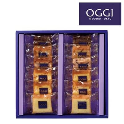 1つずつ包装されたoggiのガトースライスケーキ12個