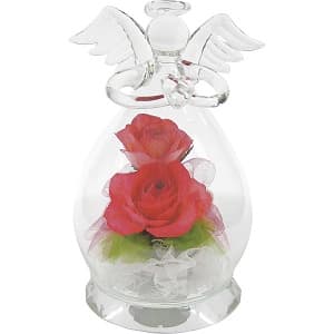 瓶に入ったボトルフラワー ローズピンク