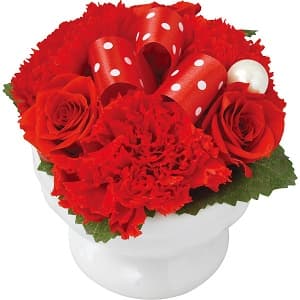 陶器入りプリザーブドフラワー