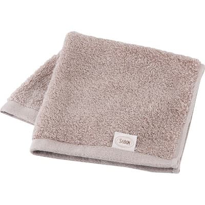 肌触りの良さそうなブラウンのタオル