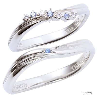 曲線が美しいアナと雪の女王シルバーペアリング